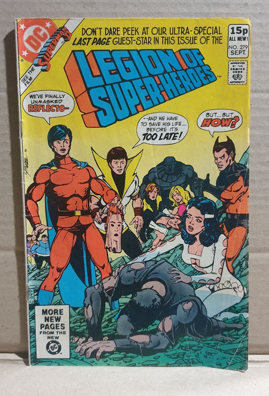 COMIC BOOK ~  DC LEGION OF SUPER HEROES #279