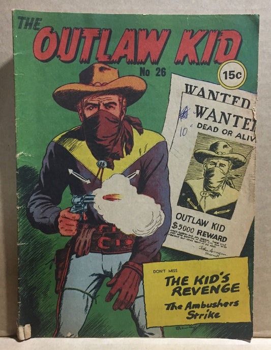 OUTLAW KID COMIC BOOK - NO.26 KID'S REVENGE