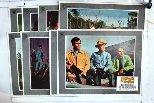 ORIGINAL LOBBY CARDS - SULLIVAN'S EMPIRE - 1967 - set of 8