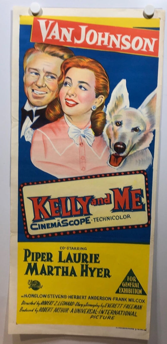 ORIGINAL DAYBILL MOVIE POSTER - KELLY AND ME