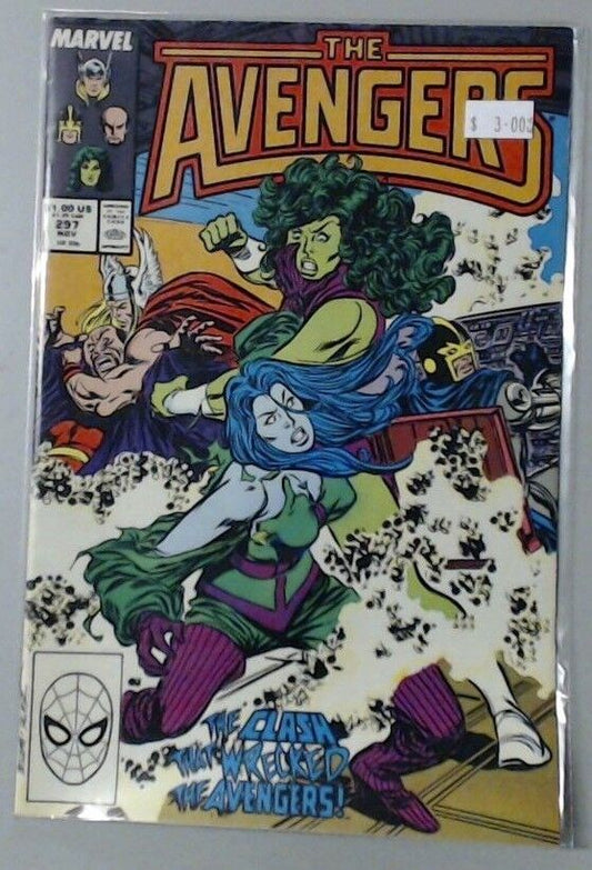 COMIC BOOK -- IRON MAN HULK CAPTAIN AMERICA THE AVENGERS MARVEL #297