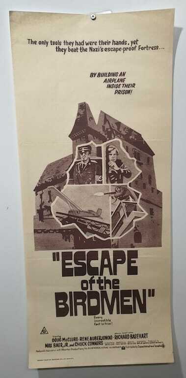 ORIGINAL DAYBILL MOVIE POSTER - ESCAPE OF THE BIRDMAN