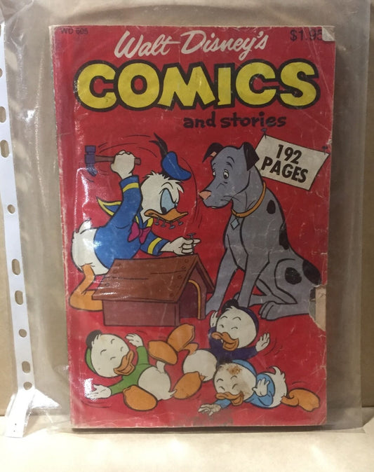 COMIC BOOK - WALT DISNEY COMICS AND STORIES WD 605