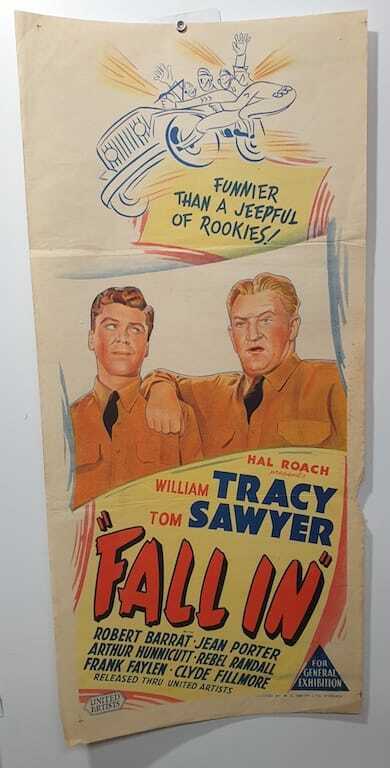 ORIGINAL DAYBILL MOVIE POSTER - FALL IN