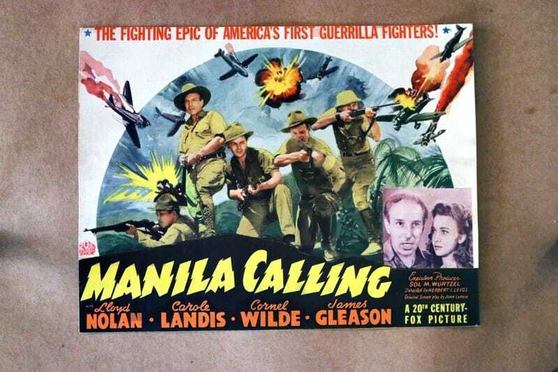 ORIGINAL LOBBY CARD - MANILA CALLING - 1942 - title card