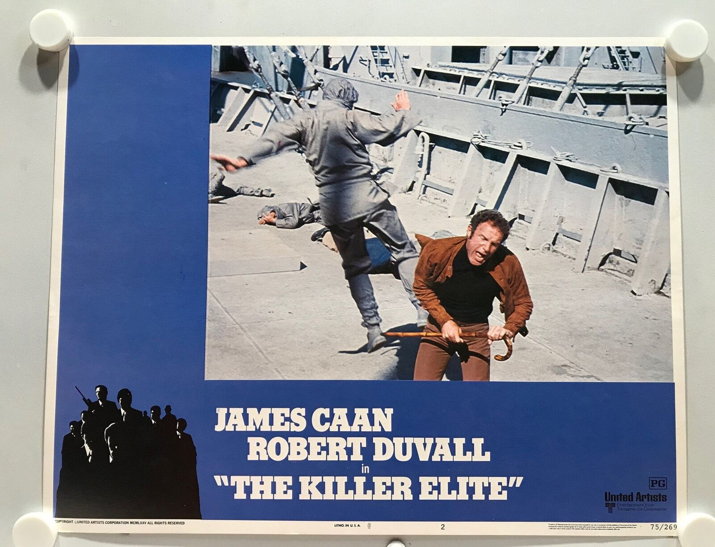 ORIGINAL LOBBY CARDS - THE KILLER ELITE - 1975 - card set of 8