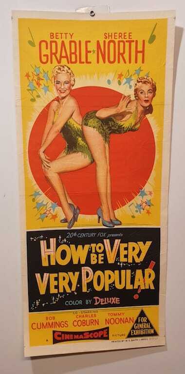 ORIGINAL DAYBILL MOVIE POSTER - HOW TO BE VERY VERY POPULAR