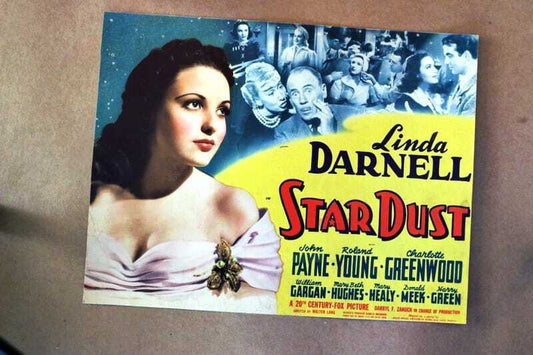 ORIGINAL LOBBY CARD - STAR DUST - 1940 - title card