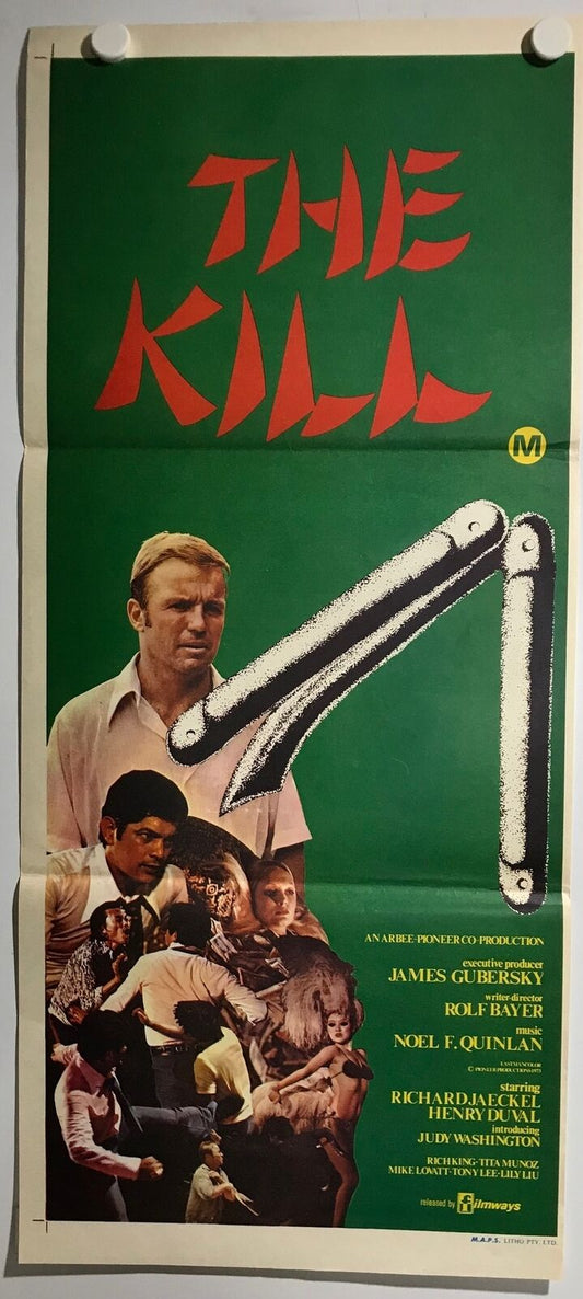 ORIGINAL DAYBILL MOVIE POSTER - THE KILL