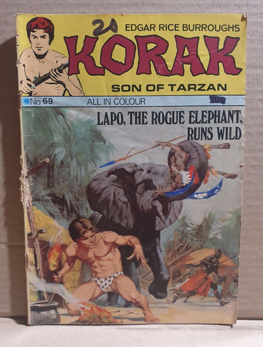 COMIC BOOK - DC KORAK SON OF TARZAN #69