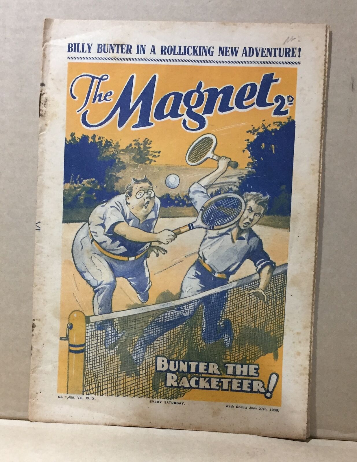 COMIC BOOK - THE MAGNET 2D NO.1480 1936