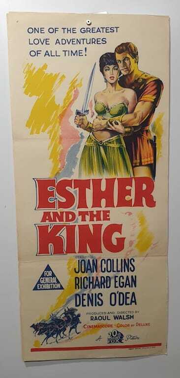 ORIGINAL DAYBILL MOVIE POSTER - ESTHER AND THE KING