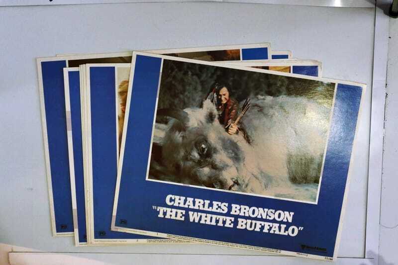 ORIGINAL LOBBY CARDS - THE WHITE BUFFALO - 1977 - set of 8