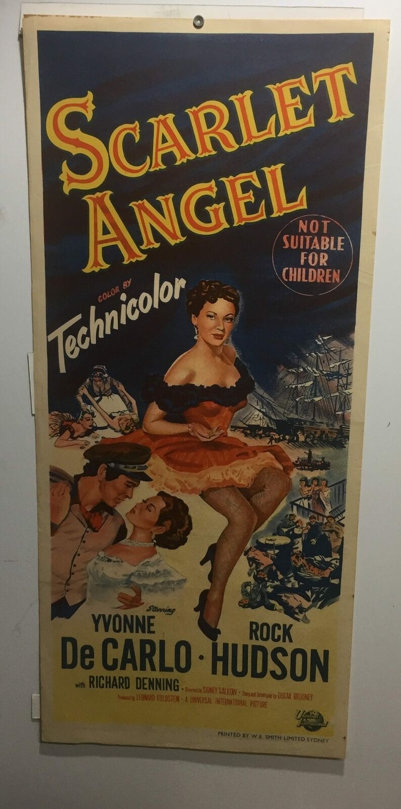 ORIGINAL DAYBILL MOVIE POSTER - SCARLET ANGEL