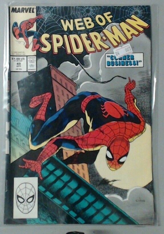 COMIC BOOK - MARVEL COMICS - SPIDER-MAN - WEB OF SPIDER-MAN #49