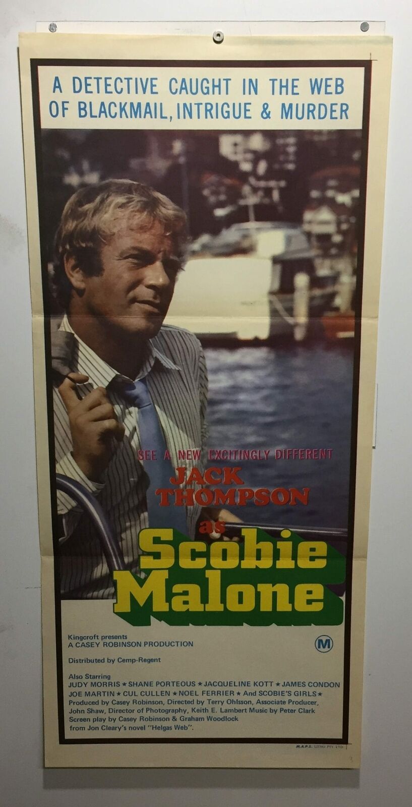 ORIGINAL DAYBILL MOVIE POSTER - SCOBIE MALONE - AUSTRALIAN