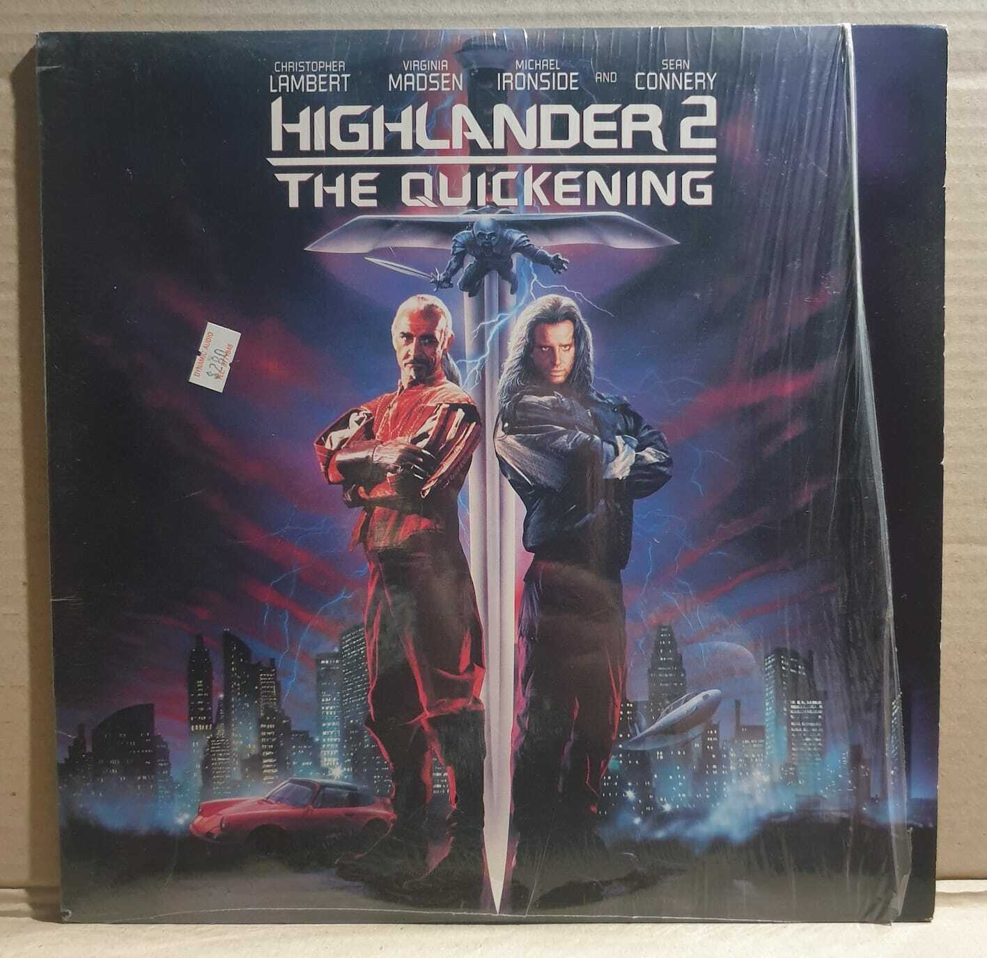LASERDISC MOVIE - HIGHLANDER 2 - THE QUICKENING - Christopher Lambert, Virgin...