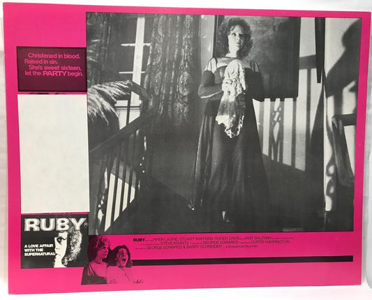 ORIGINAL LOBBY CARD - RUBY (b) - 1977 - title card - Australia