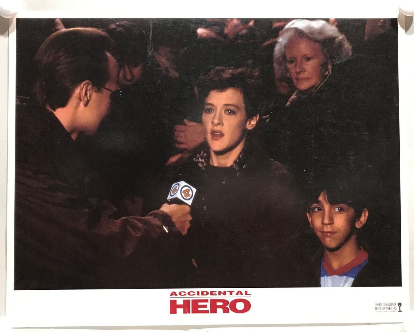 ORIGINAL LOBBY CARDS - ACCIDENTAL HERO - 1992 - set of 8