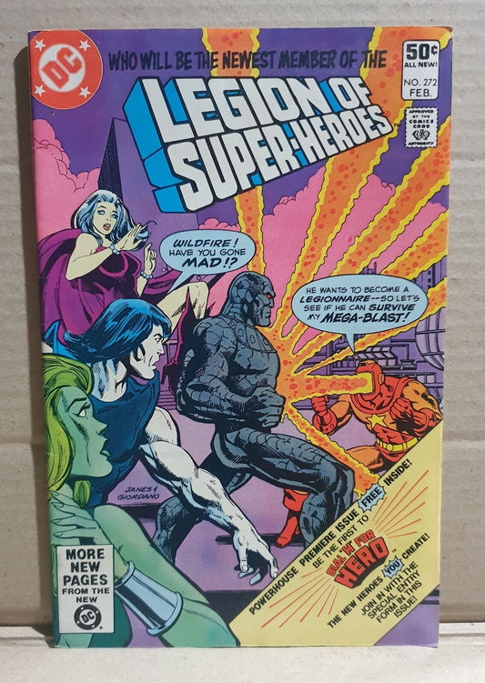 COMIC BOOK ~  DC LEGION OF SUPER HEROES #272