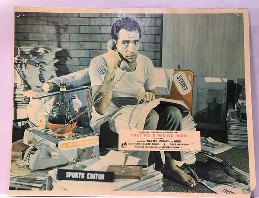 ORIGINAL LOBBY CARD - THEY'RE A WEIRD MOB (k) - 1966 - title card