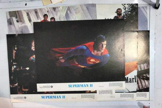 ORIGINAL LOBBY CARDS - SUPERMAN 2 - 1980 - set of 8