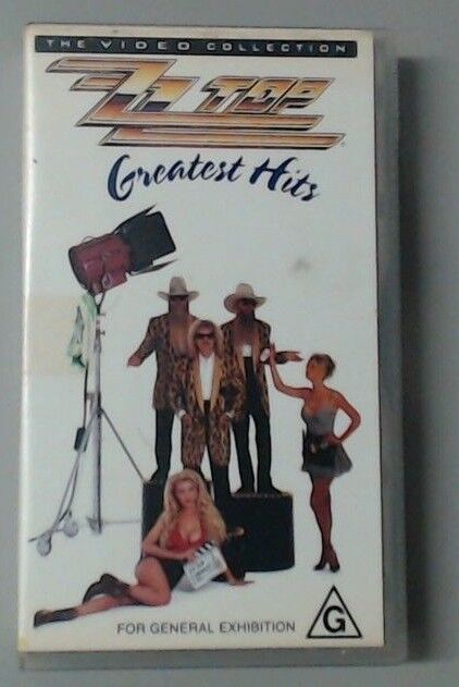 VHS -- ZZ TOP GREATEST HITS VIDEO COLLECTION