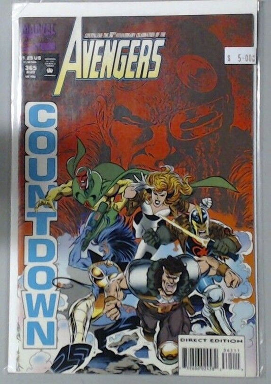 COMIC BOOK -- IRON MAN HULK CAPTAIN AMERICA THE AVENGERS MARVEL #365