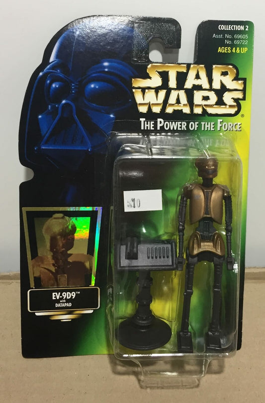 STAR WARS - KENNER - POTF - EV-9D9 - with Datapad