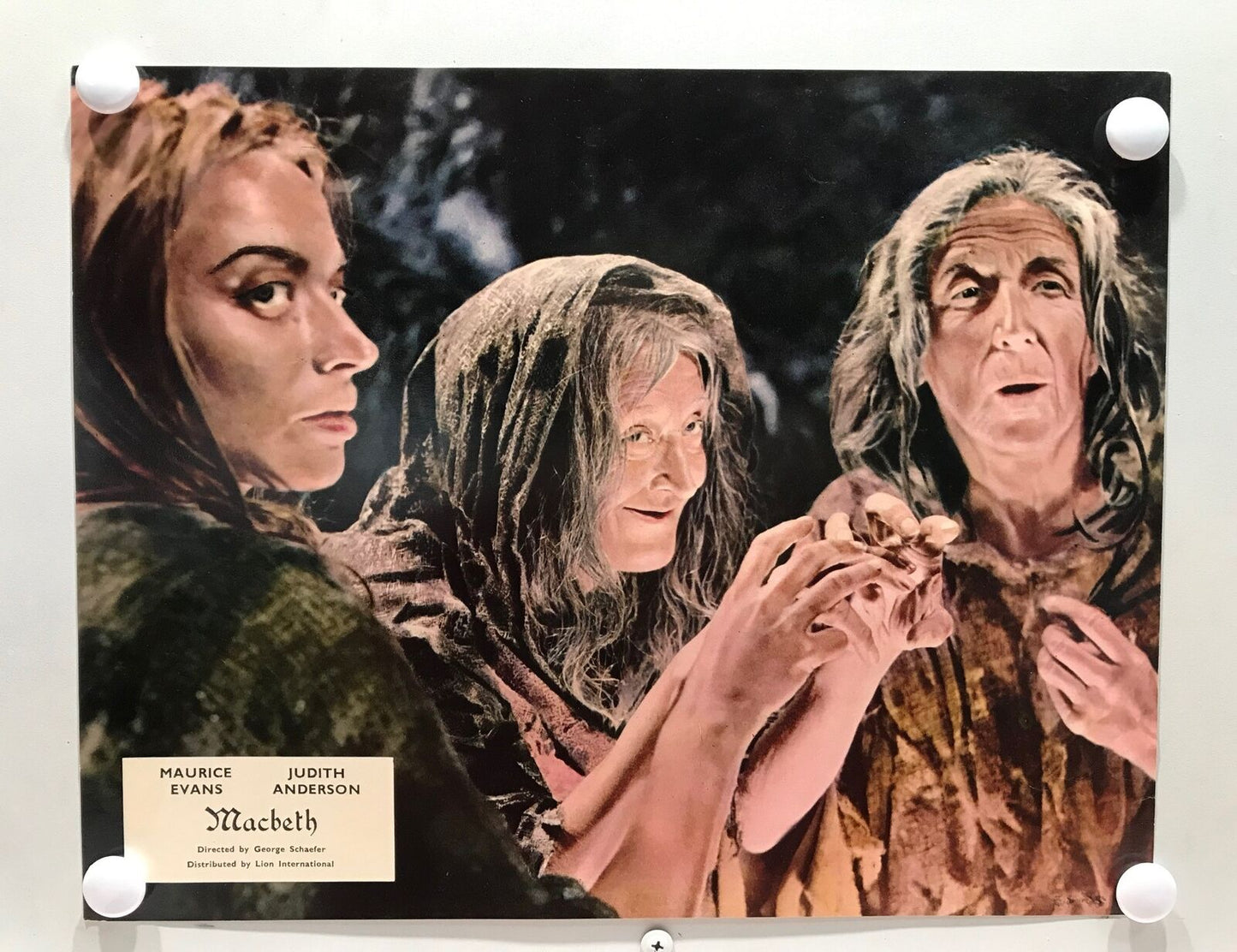 ORIGINAL LOBBY CARDS - MACBETH - 1963 - set of 8