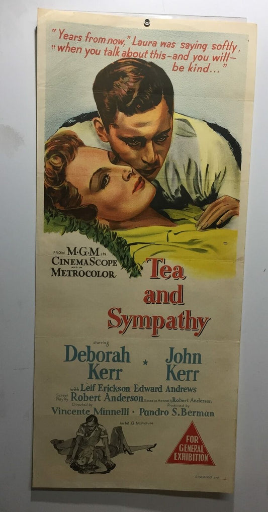 ORIGINAL DAYBILL MOVIE POSTER - TEA AND SYMPATHY