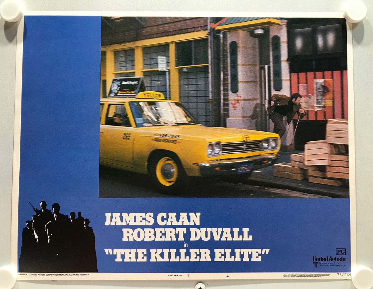 ORIGINAL LOBBY CARDS - THE KILLER ELITE - 1975 - card set of 8