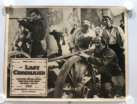 ORIGINAL LOBBY CARDS - THE LAST COMMAND - 1955 - set of 8