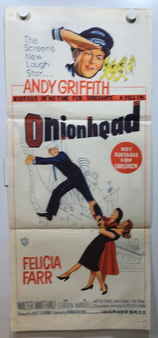 ORIGINAL DAYBILL MOVIE POSTER - ONION HEAD