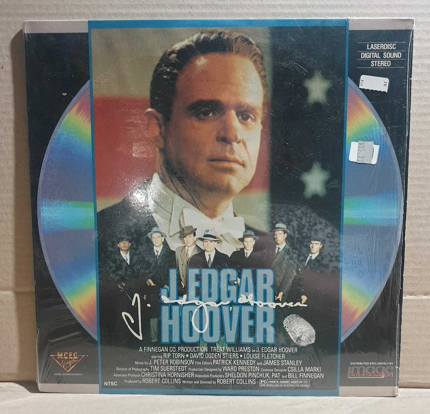 LASERDISC MOVIE - J.EDGAR HOOVER - Treat Williams, Rip Torn, David Ogden Stie...