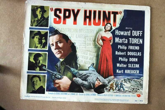 ORIGINAL LOBBY CARD - SPY HUNT (a) - 1950 - title card