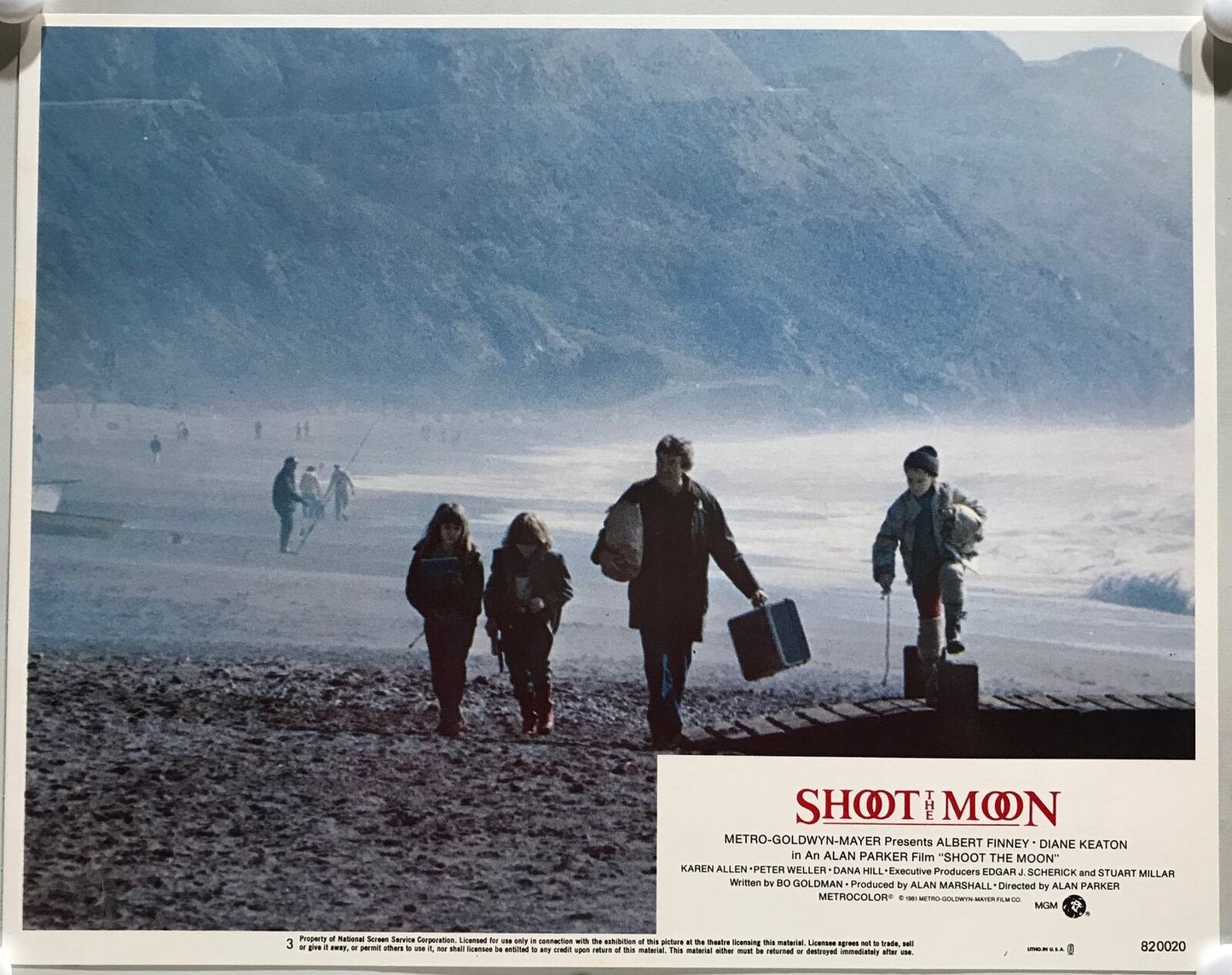 ORIGINAL LOBBY CARDS - SHOOT THE MOON - 1982 - set of 8