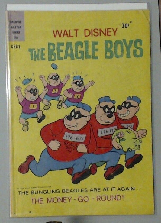 COMIC BOOK - WALT DISNEY THE BEAGLE BOYS G587