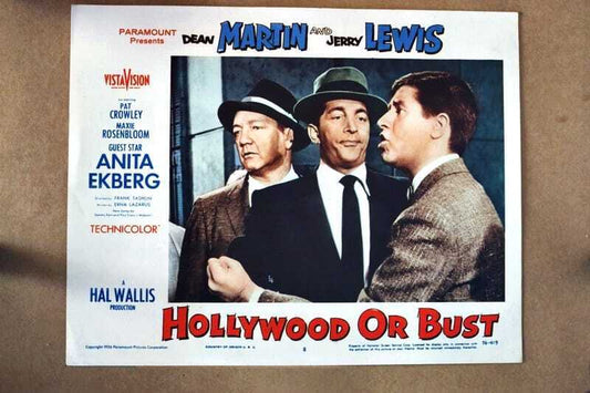 ORIGINAL LOBBY CARD - HOLLYWOOD OR BUST - 1956 - key #8 card