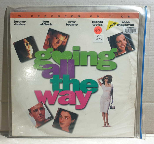 LASERDISC MOVIE - GOING ALL THE WAY - Ben Affleck, Amy Locane, Rachel Weisz, ...