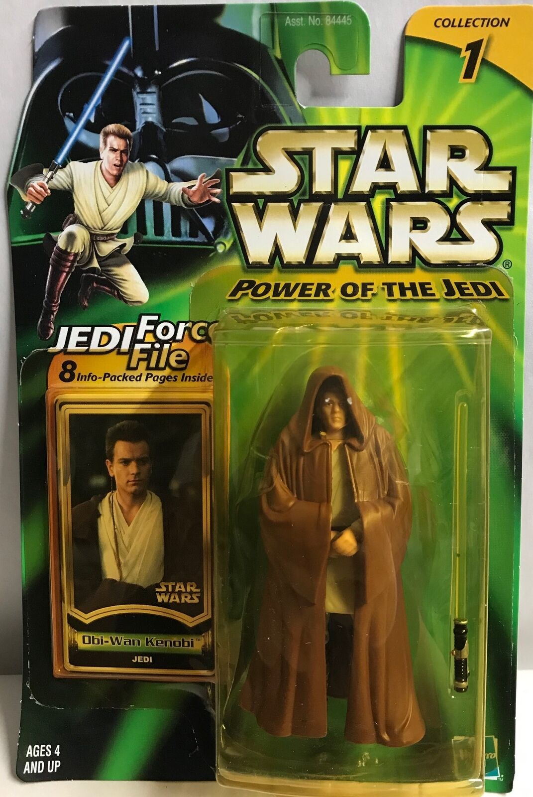 STAR WARS - HASBRO - JEDI FORCE FILE - POTJ - OBI-WAN KENOBI - JEDI - Collection 1