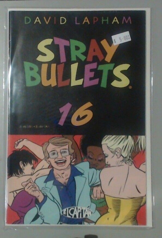 COMIC BOOK MAGAZINE -- DAVID LAPHAM STRAY BULLETS 16