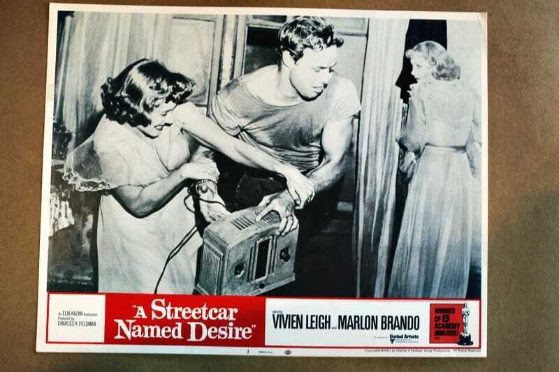 ORIGINAL LOBBY CARD - STREETCAR NAMED DESIRE (b) - R1958 - key #3 card