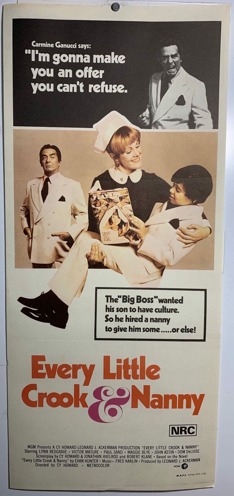 ORIGINAL DAYBILL MOVIE POSTER - EVERY LITTLE CROOK & NANNY