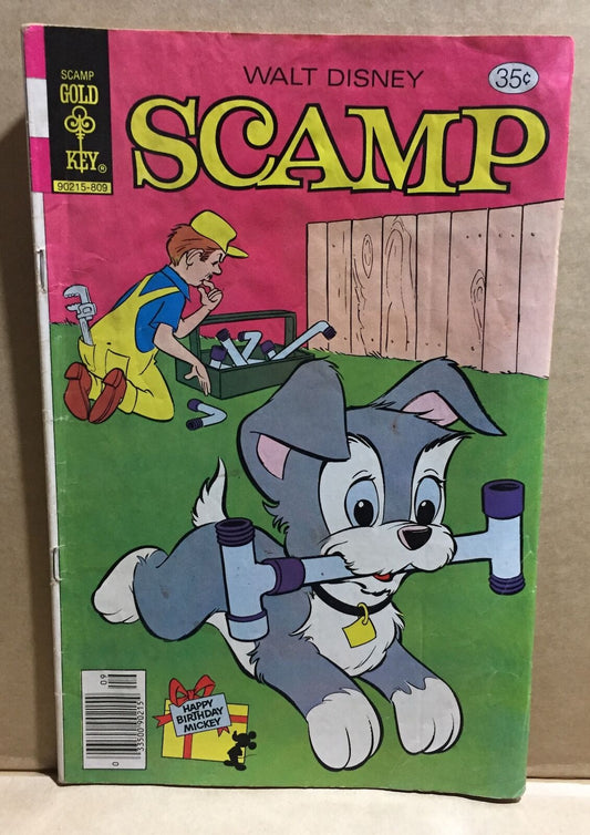 COMIC BOOK - SCAMP WALT DISNEY 809