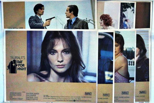 ORIGINAL LOBBY CARDS - DAY FOR NIGHT - 1973 - set of 8