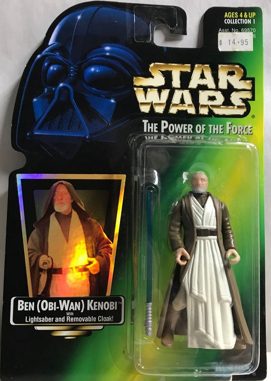 STAR WARS - KENNER - POTF - BEN (OBI-WAN) KENOBI - with Lightsaber and Removable