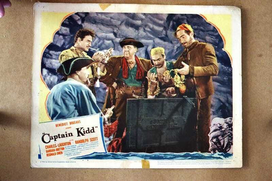 ORIGINAL LOBBY CARD - CAPTAIN KIDD - 1945 - title card