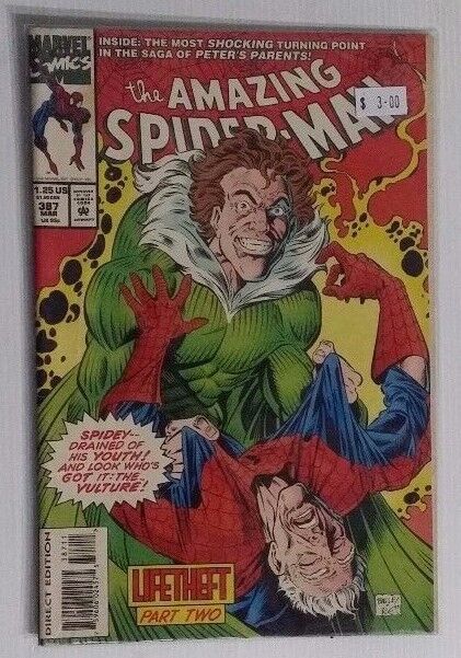 Marvels Vintage The Amazing Spider-Man comic book ASM 387