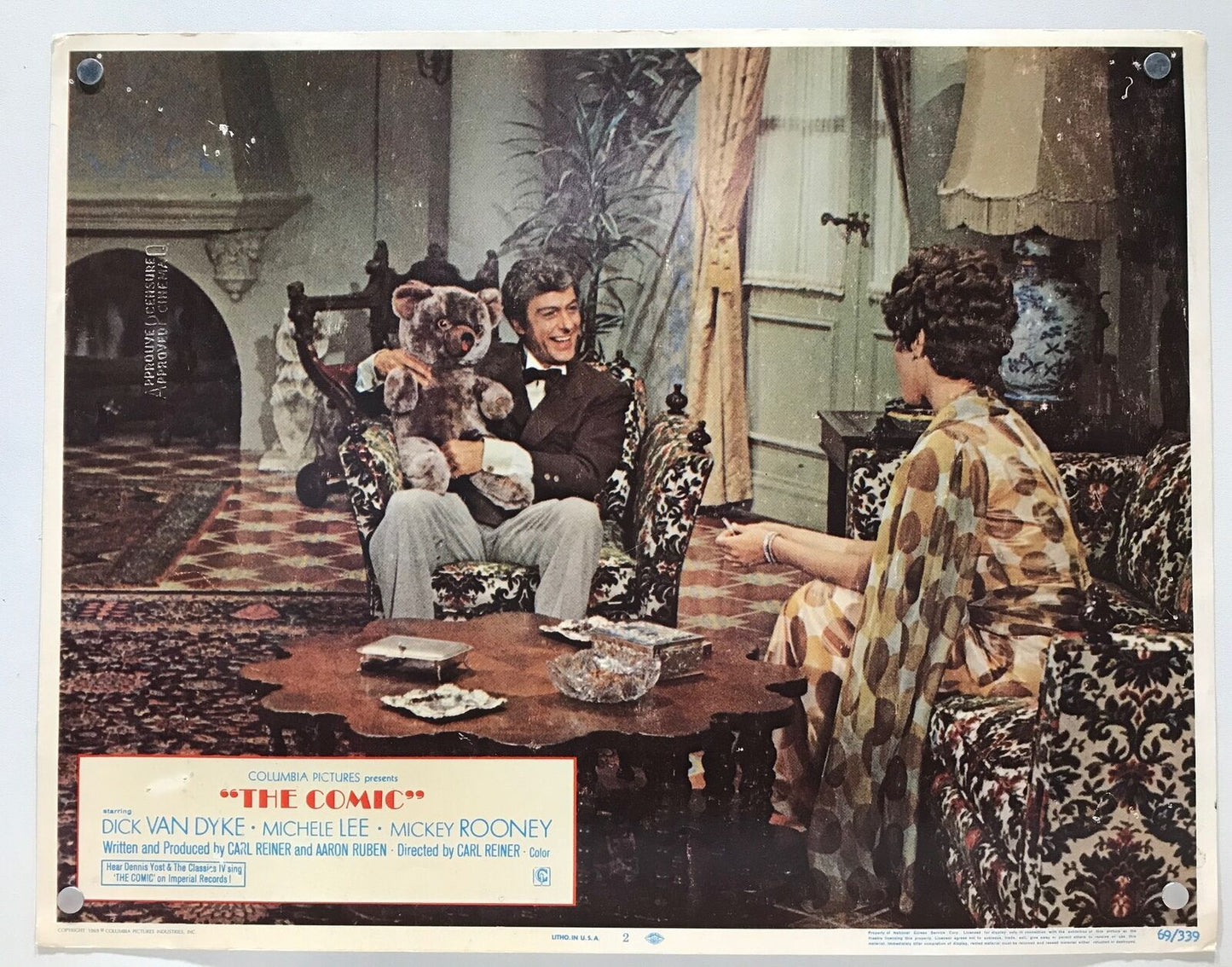 ORIGINAL LOBBY CARDS - THE COMIC - 1969 - set of 8